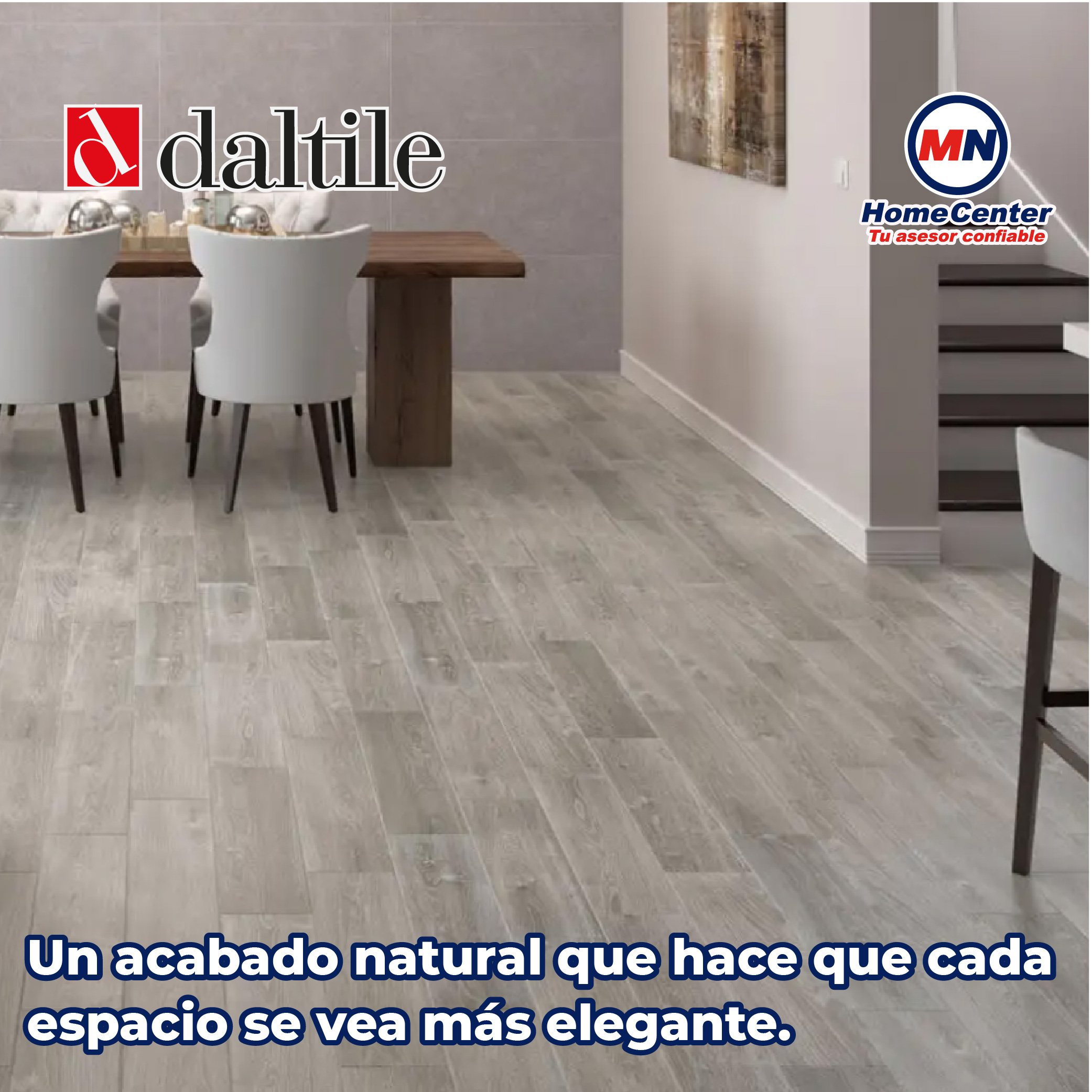 Piso Gray Oak Whisper Daltile15X66 1.86M2 STD GWH3
