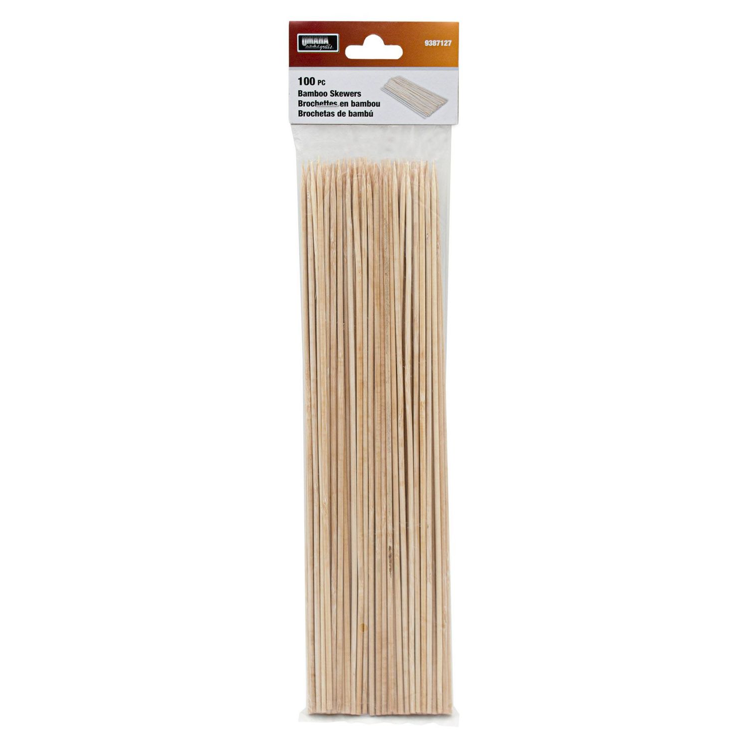 Pinchos para Asar Brochetas Fabricadas en Bambú 100 Piezas