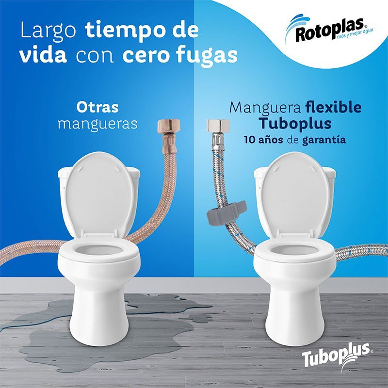 Maxiflex Sanitario 13X13X350mm 1/2X1/2X35cm