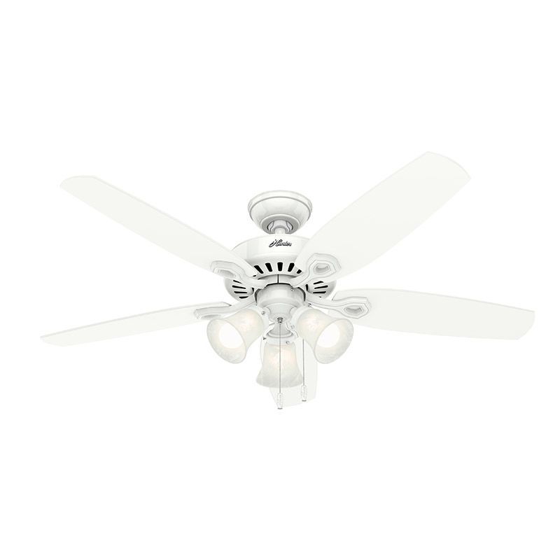 Ventilador Builder Plus 52 pulg Blanco nieve Hunter