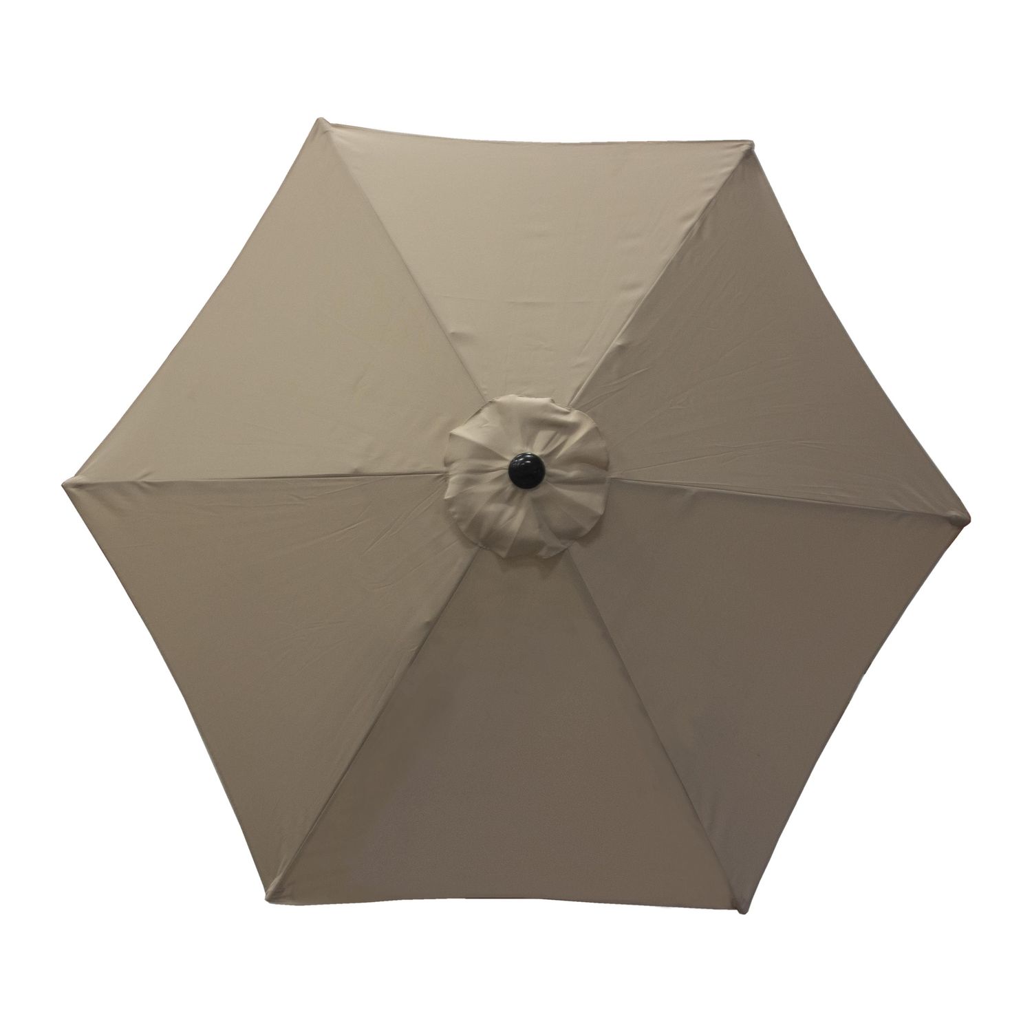 Sombrilla Jardín Con Manivela Acero Taupe