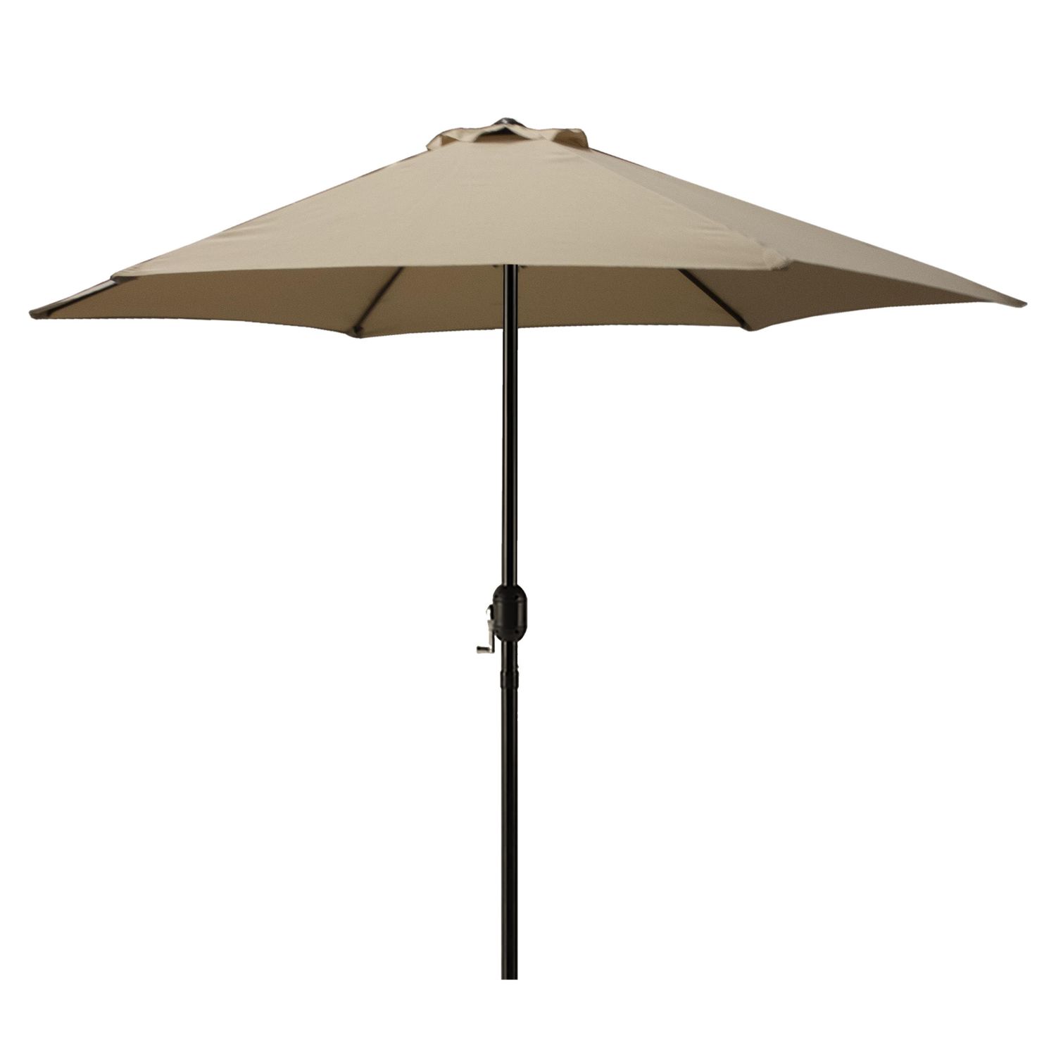 Sombrilla Jardín Con Manivela Acero Taupe