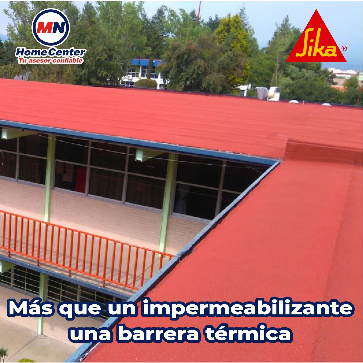Imper Rollo Prefabricado Sika Superply 3.5 Fv Gravilla Roja