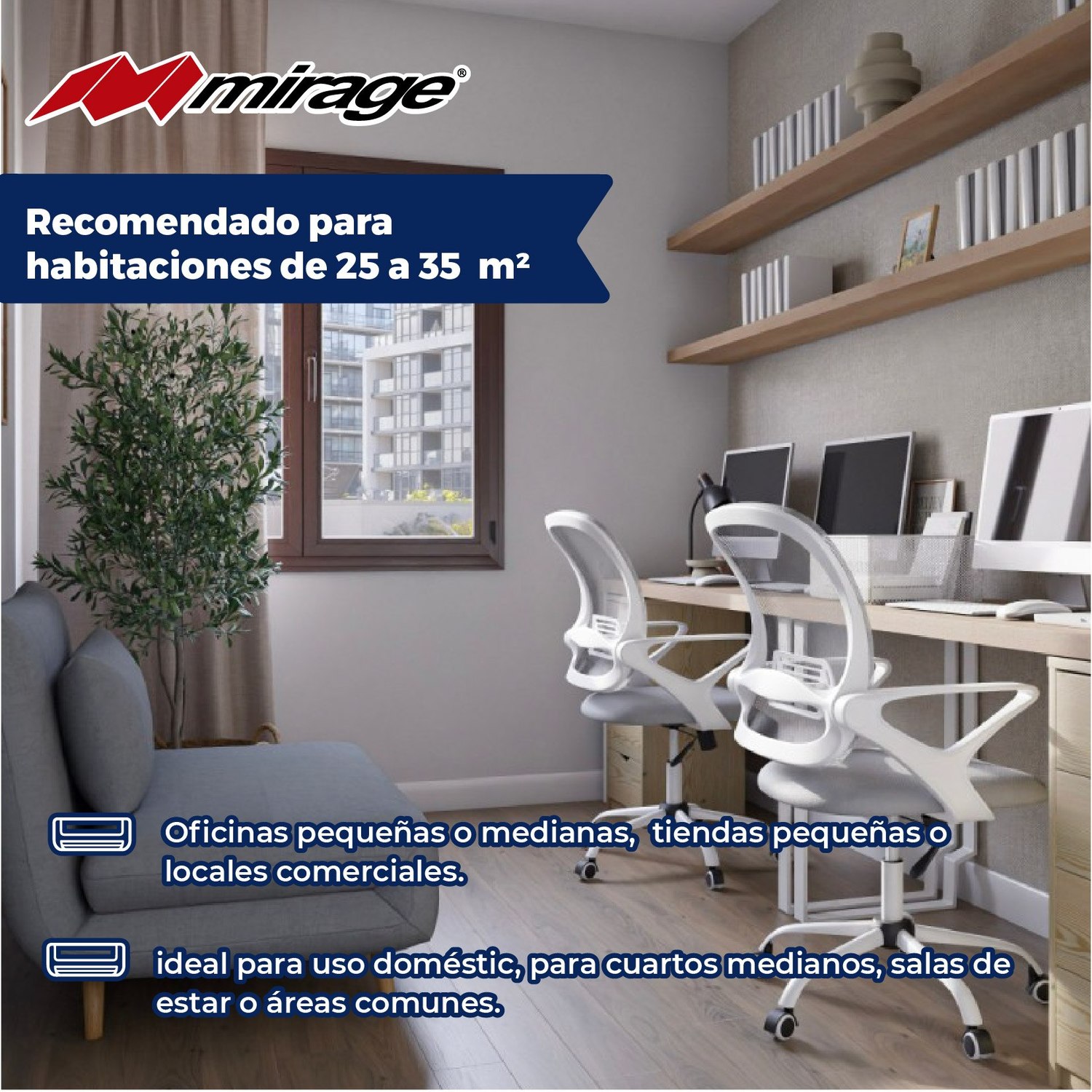 Minisplit Tradicional 1.5 Ton Solo Frio 220v Life 12 Plus