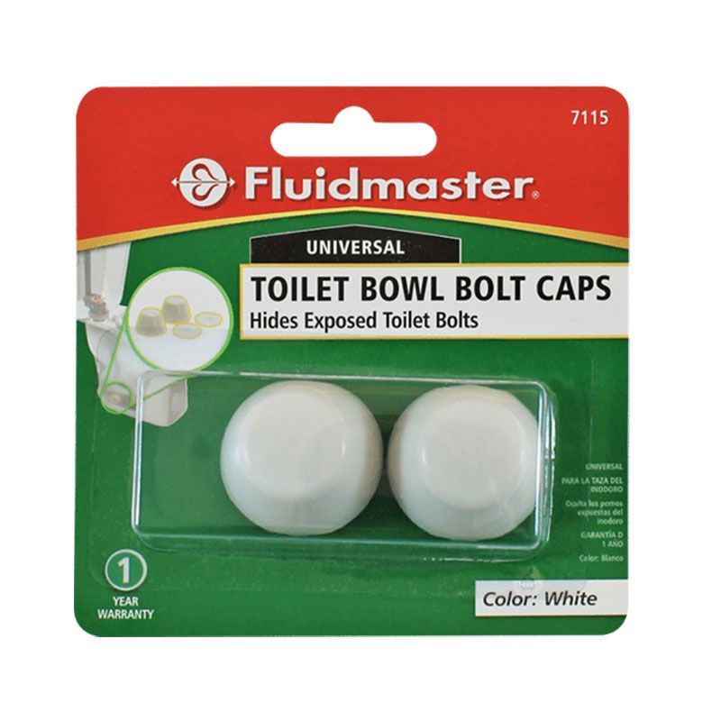 Kit Tapas Color Hueso para Pernos de Sanitario