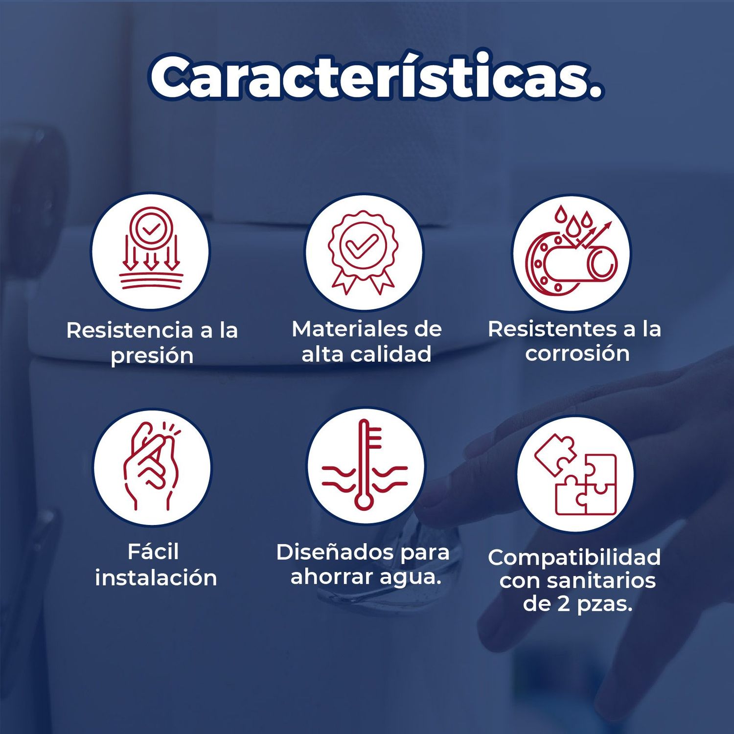 Kit de Reparación Para Sanitario Fluidmaster 2" Pulgadas