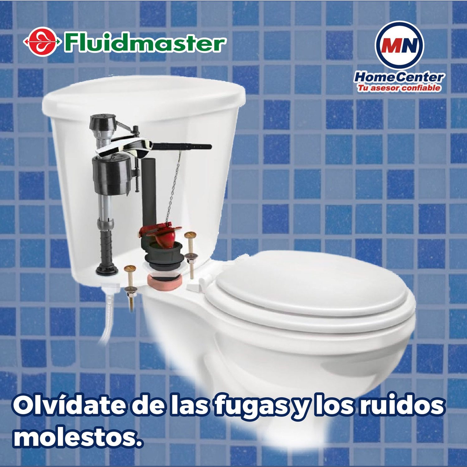 Kit de Reparación Para Sanitario Fluidmaster 2" Pulgadas