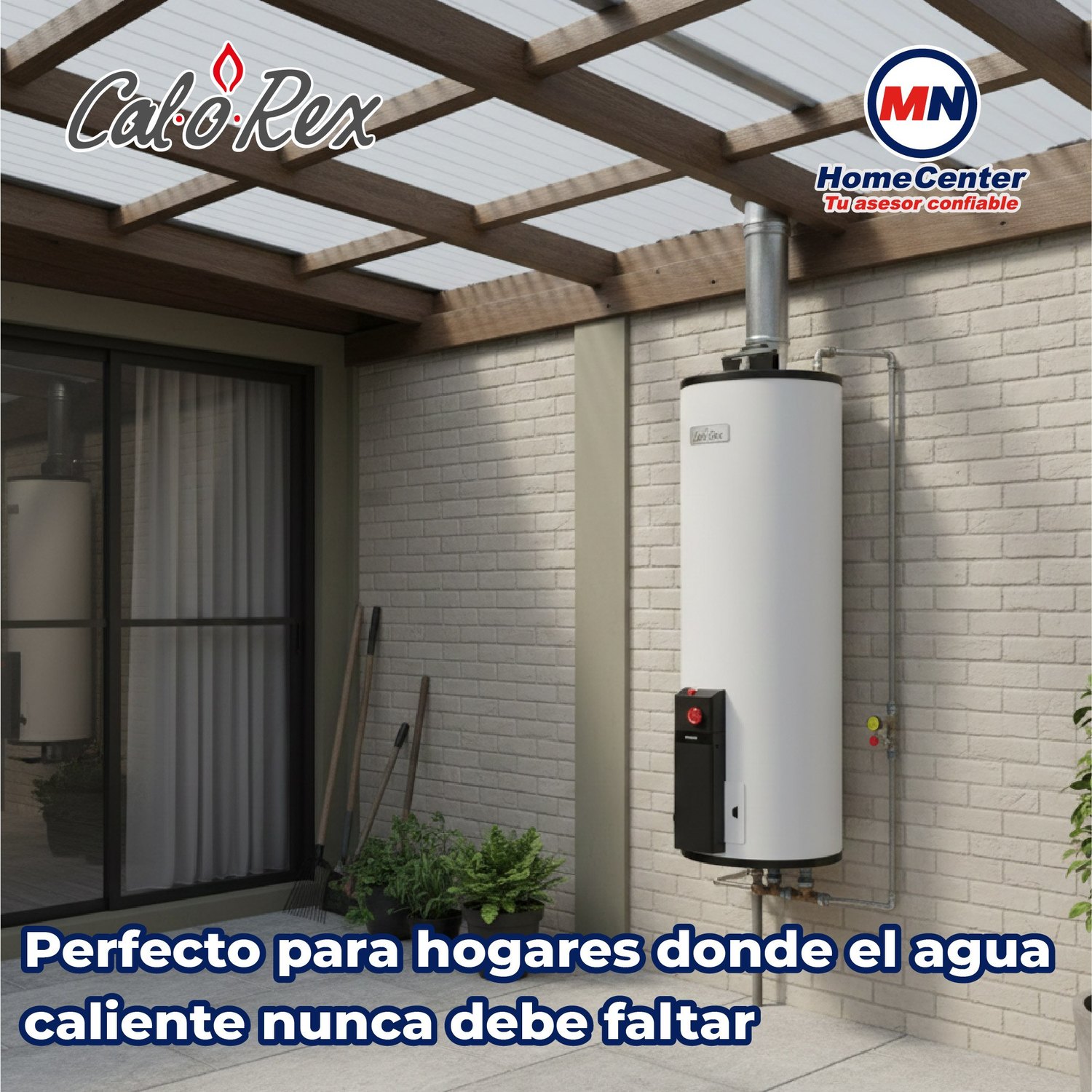 Calentador Deposito Calorex Maximus 106 L Gas LP 3 Servicios