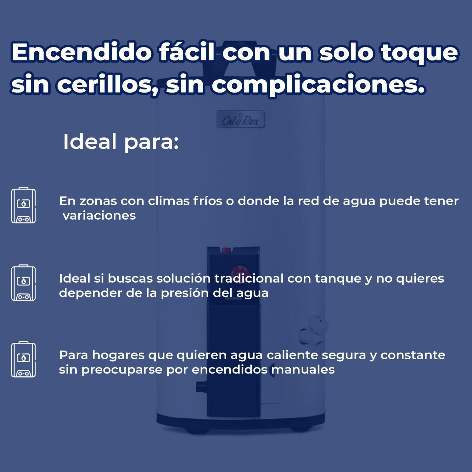 Calentador Deposito Calorex Maximus 38 L Gas Natural 1 Servicio