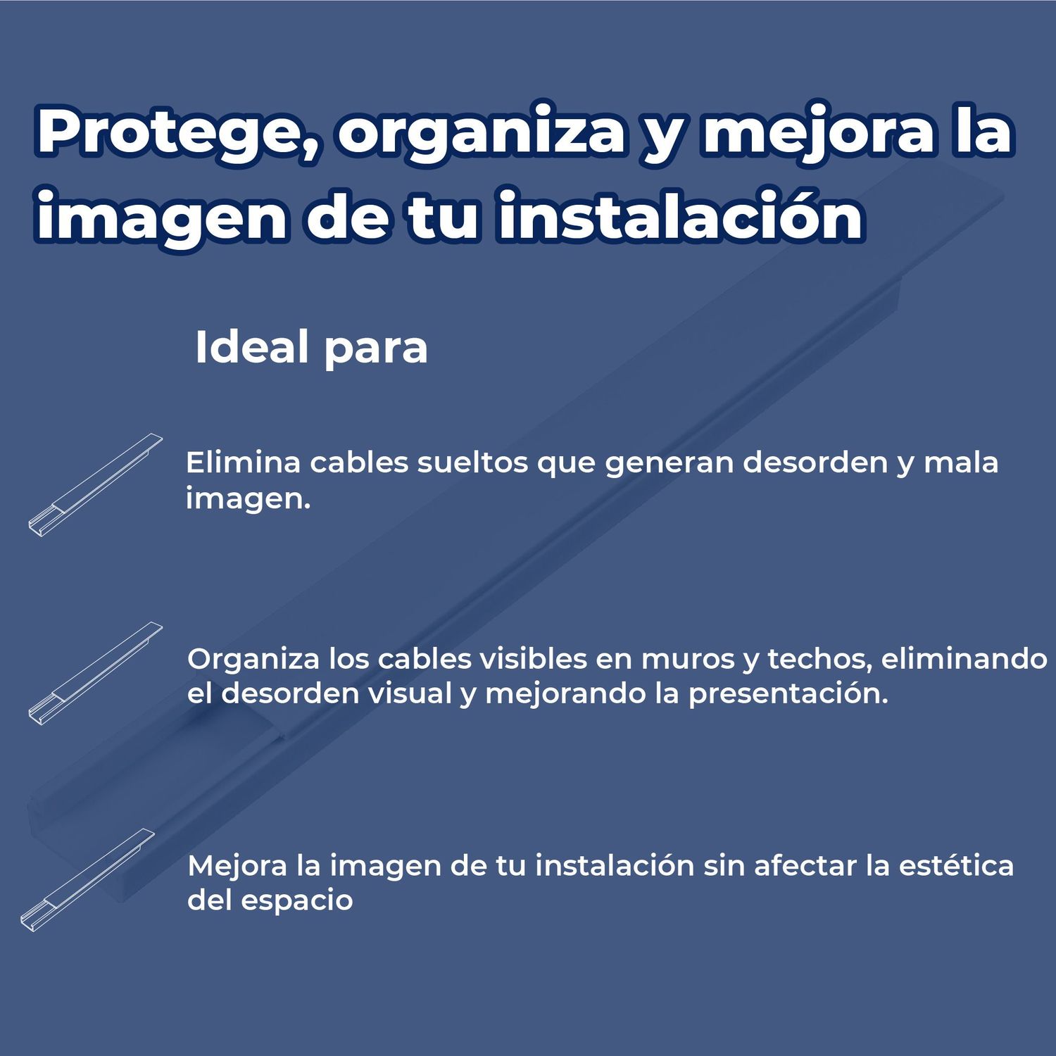 CANALETA 1 VÍA 17X20 MM CAN1720A