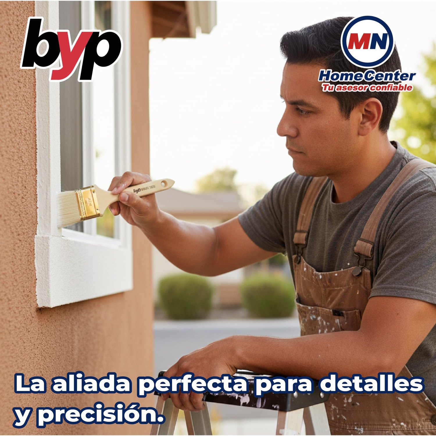 Brocha de Poliéster Project Select Corte Angular BYP 3" Pulgadas