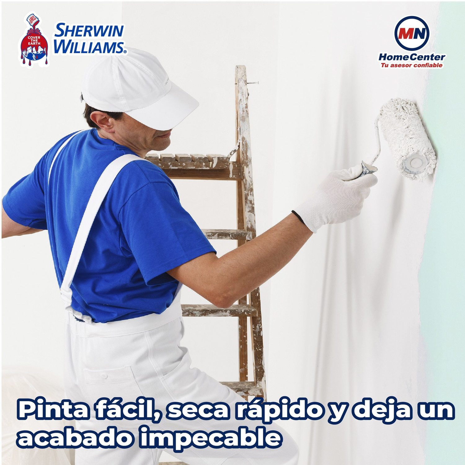 Pintura Vinil Acrílica Mate Professional Blanco 19 L
