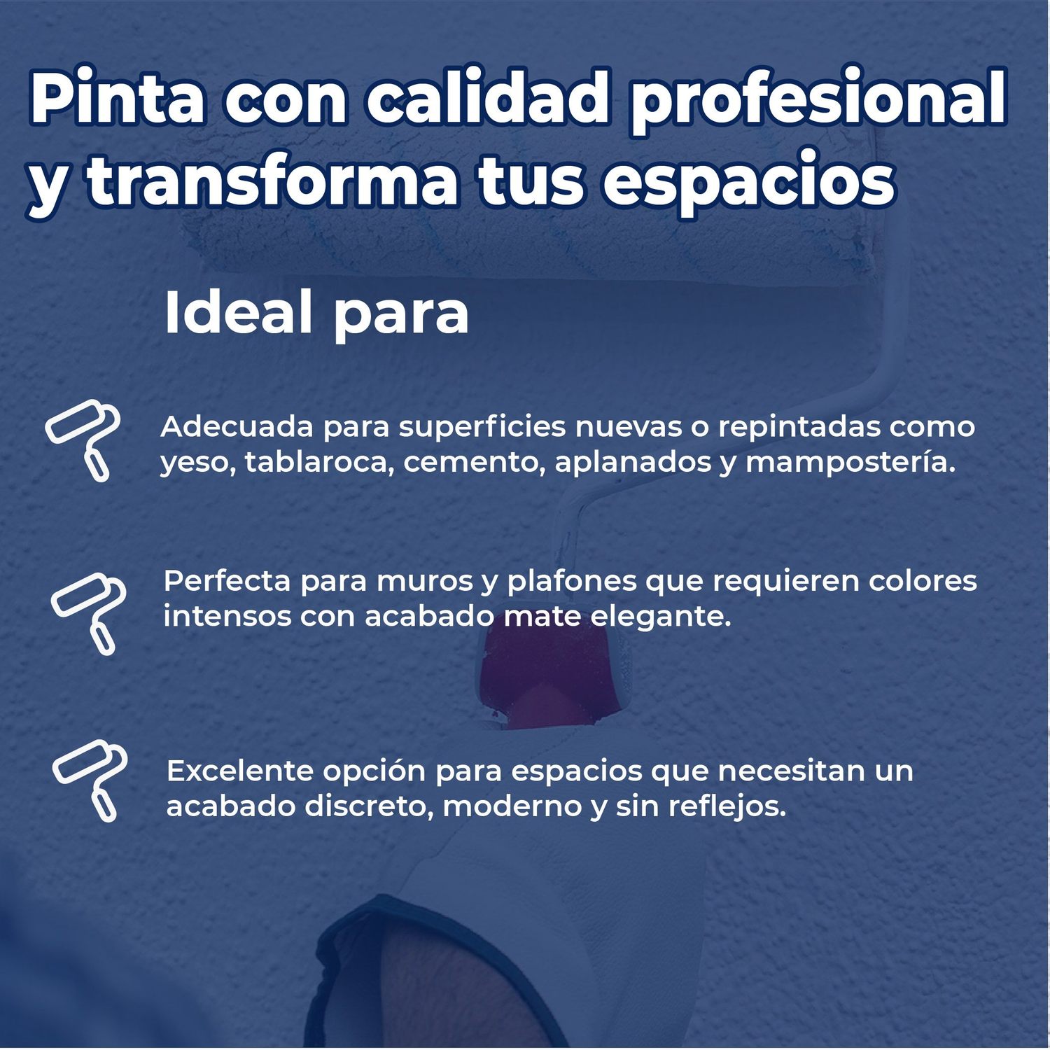 Pintura Vinil Acrlica Mate Professional Deep 19 L