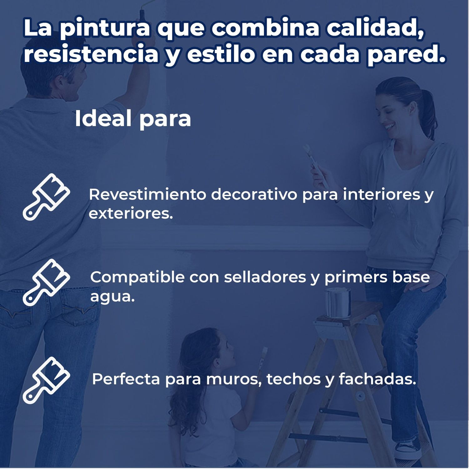 Pintura Vinil Acrílica Mate Design Blanco 19 L