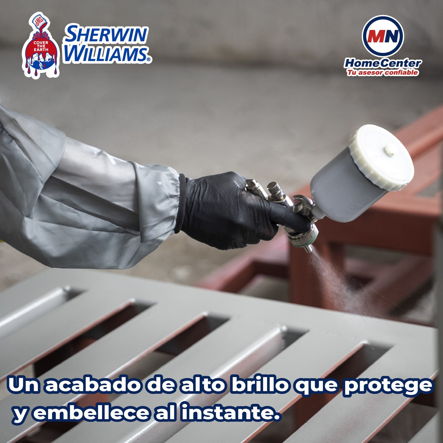 Esmalte Brillante Secado Rápido Metal Clean Blanco 19 L