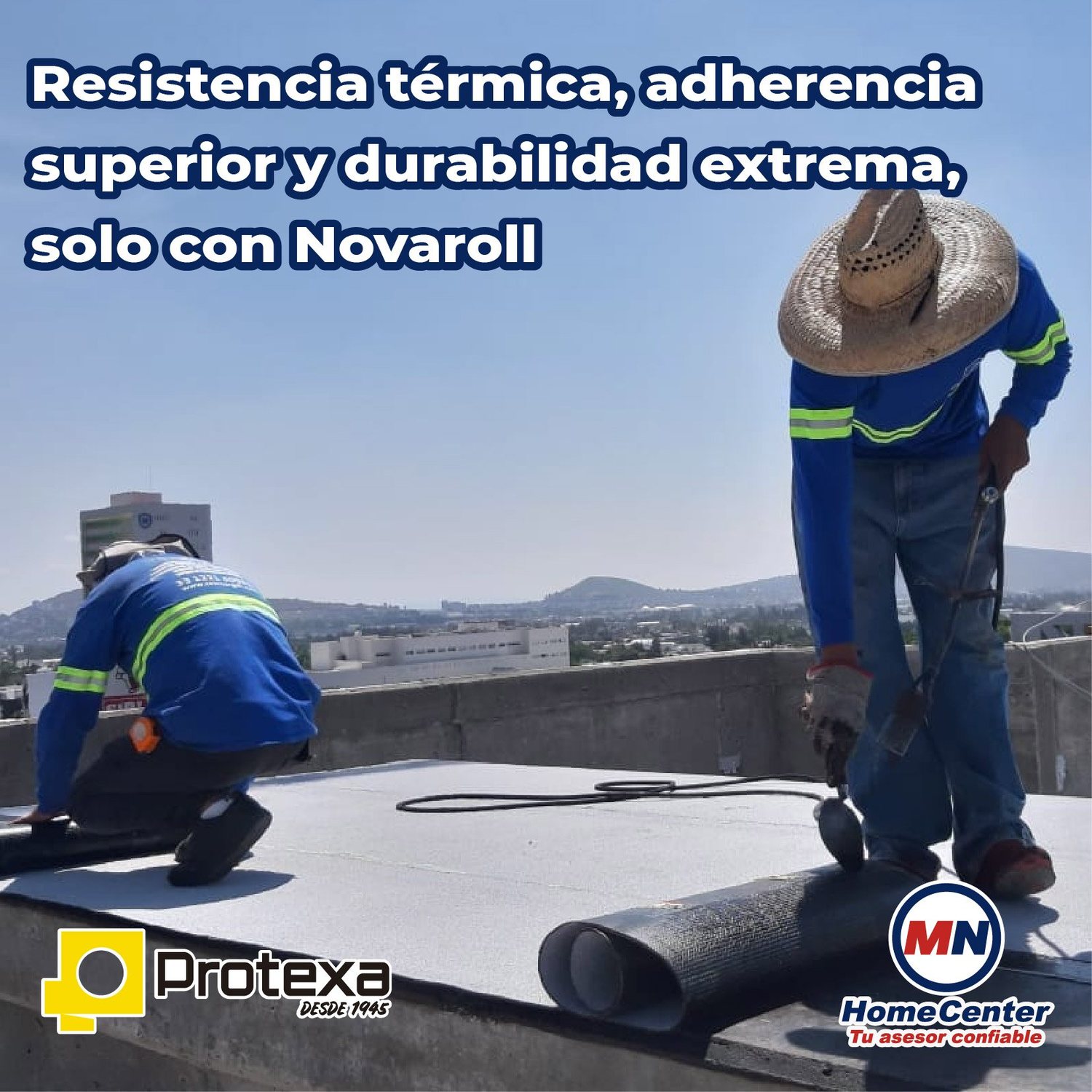 Imper Prefabricado SBS Novaroll 3.5 mm Fibra Vidrio Blanco