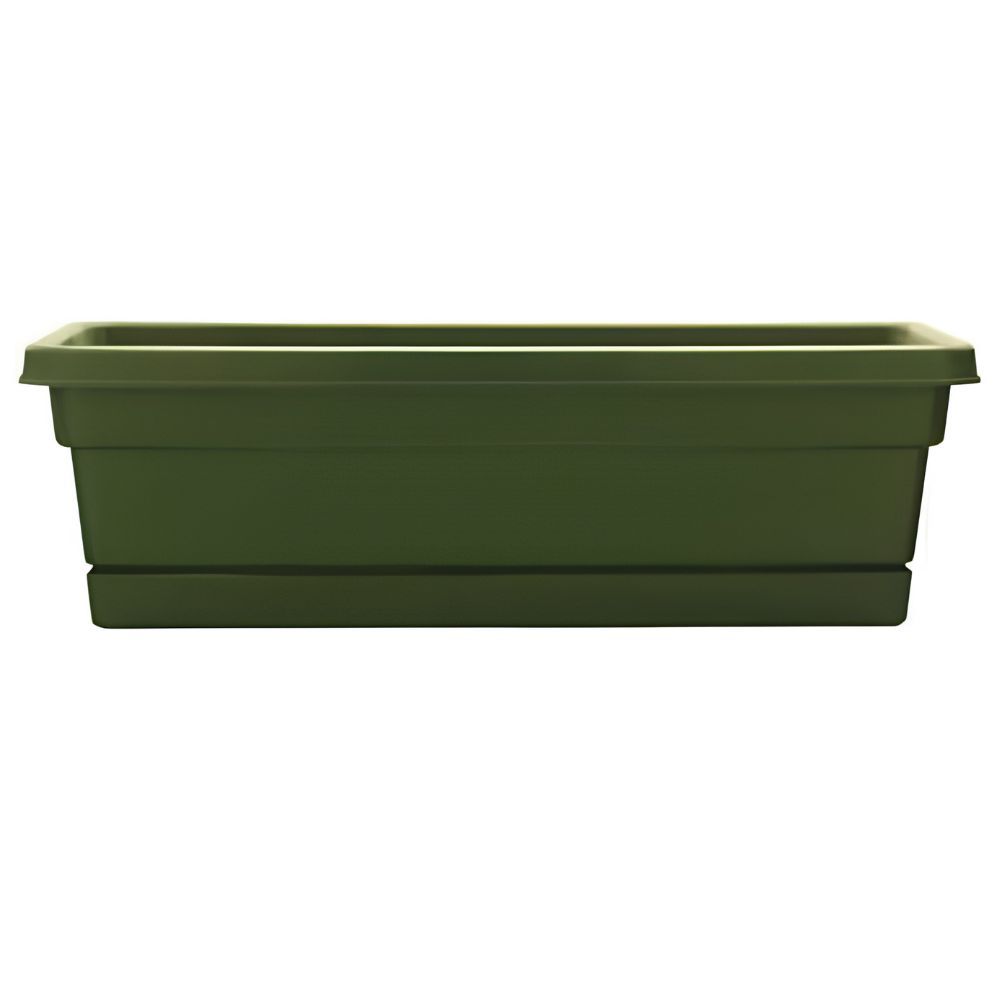 Maceta C/Plato Color Verde 40.64 CM