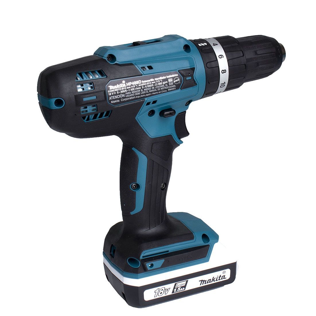 Rotomartillo Inalámbrico 1/2 Profesional 18 V Puntas