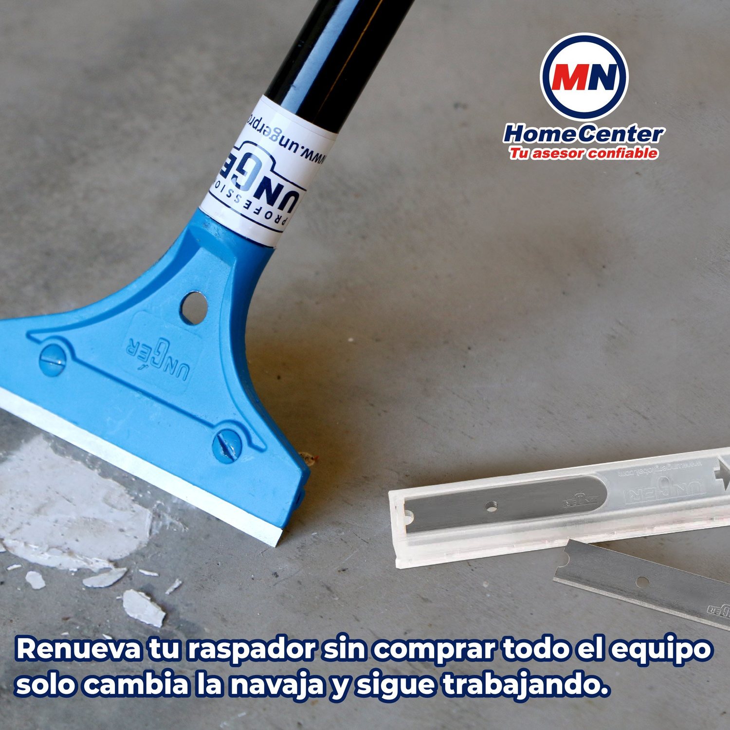 Repuesto Navaja Raspador P/Piso Acero Inoxidable