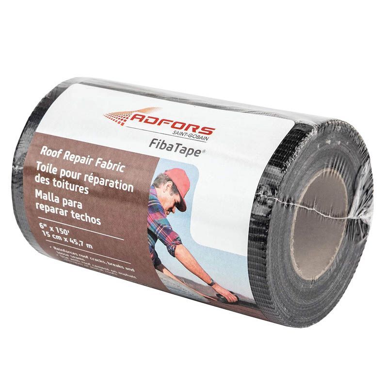 Tela fibra de vidrio para reparación negro 7.62 m