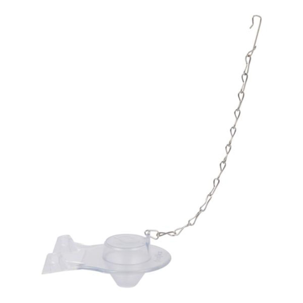 Pera Descarga Flexible Transparente 2"