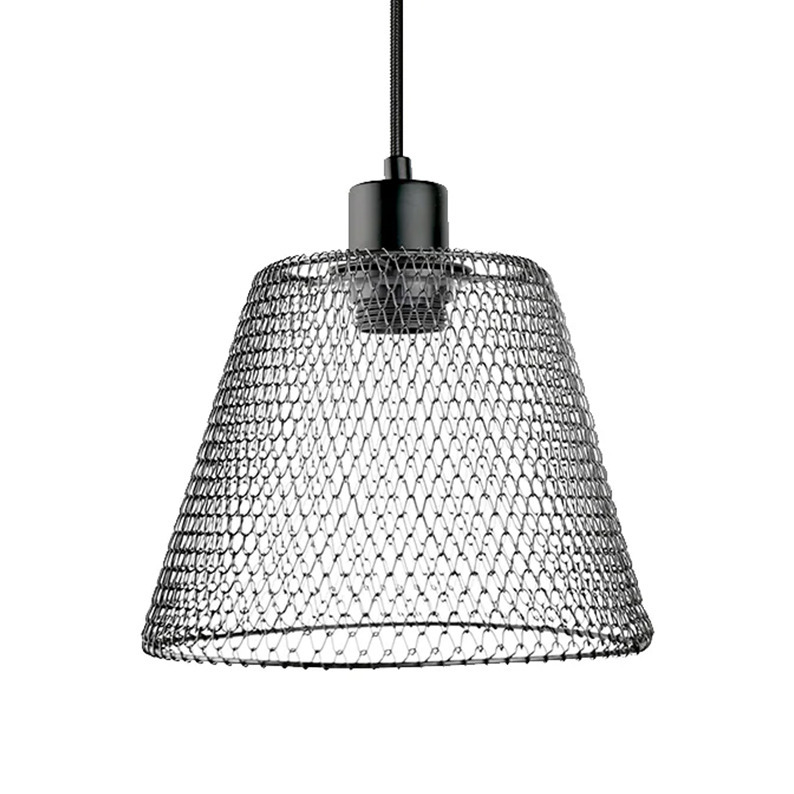 Luminario Colgante MESH Negro Perlado
