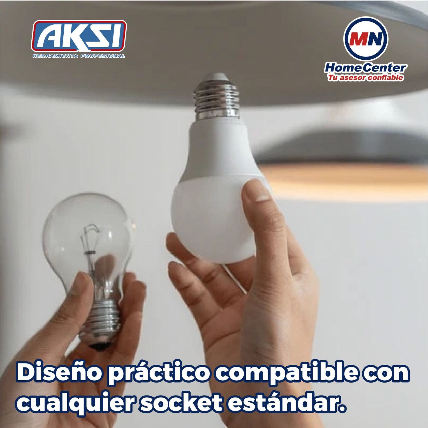 Paquete Foco Led 3 Piezas 9 Watts Luz Blanca