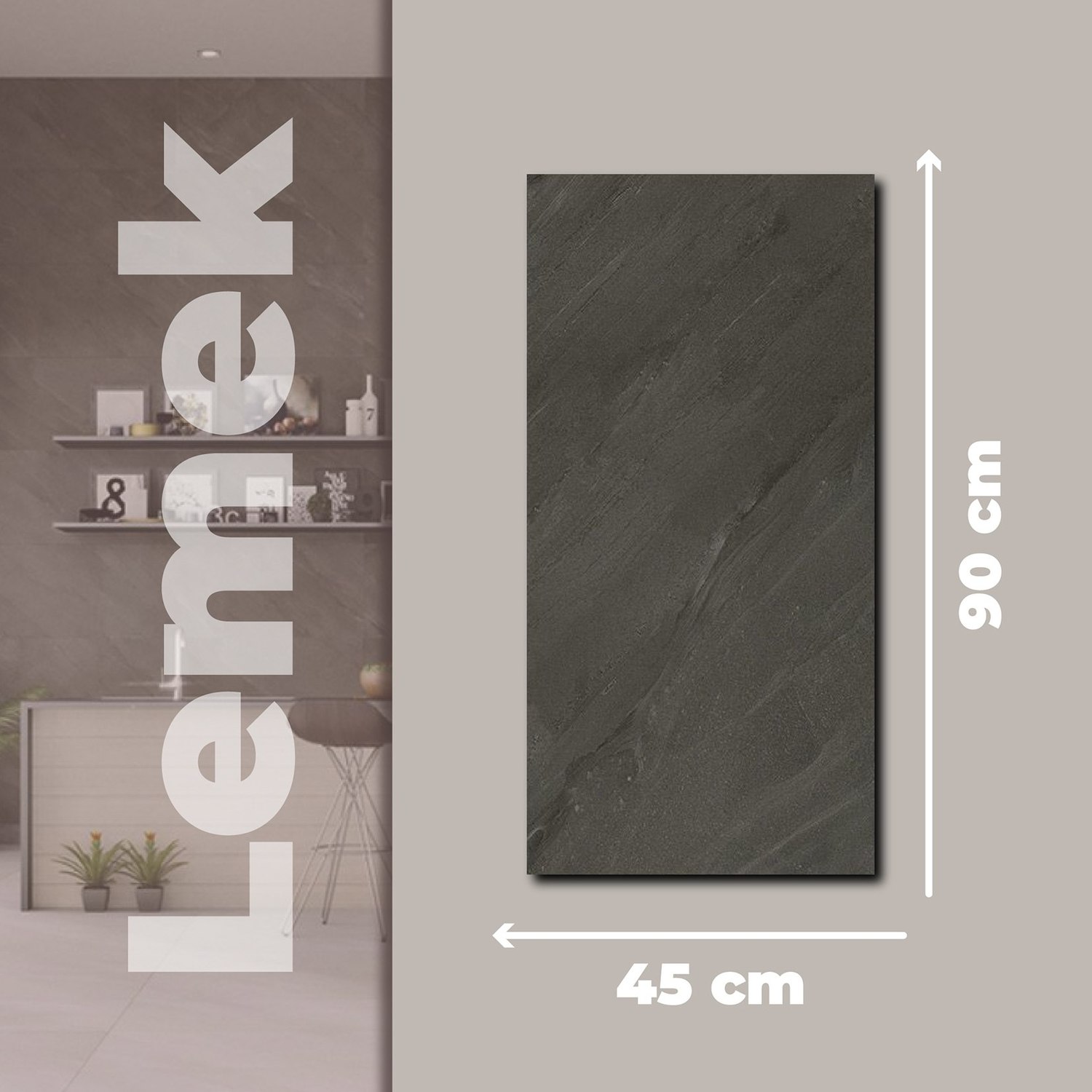 Piso Lemek Cesantoni 45x90 cm Rectificado
