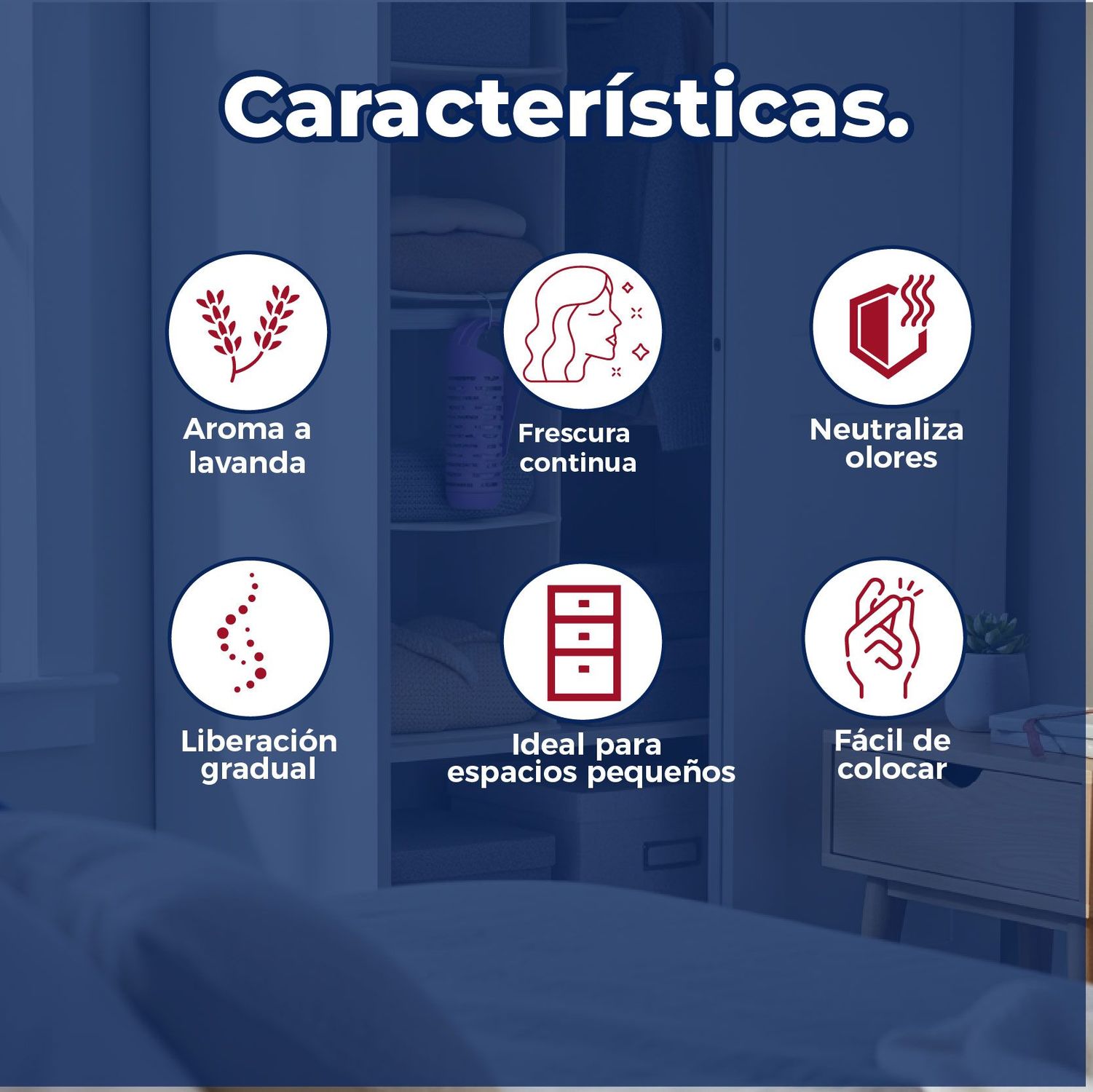 Clip Absorbente de Olores Clip Aire Fresco Lavanda Humydry