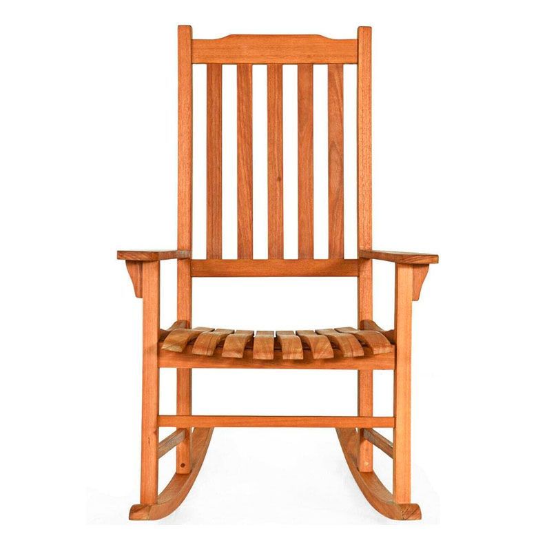 Silla Mecedora Madera Natural