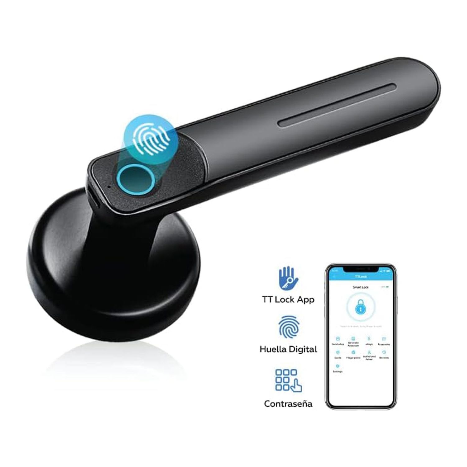 Cerradura Inteligente XE CI-15BT Negro