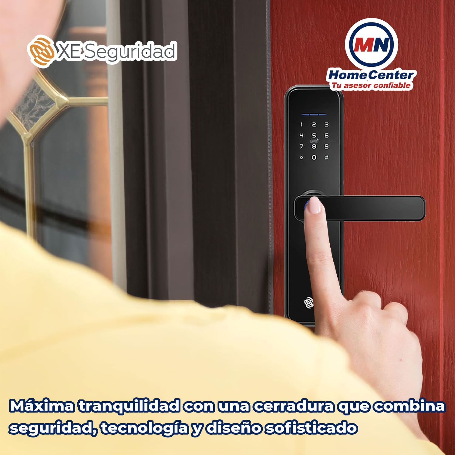 Cerradura Inteligente XE CI-400BT Bluetooth Negro Seguridad