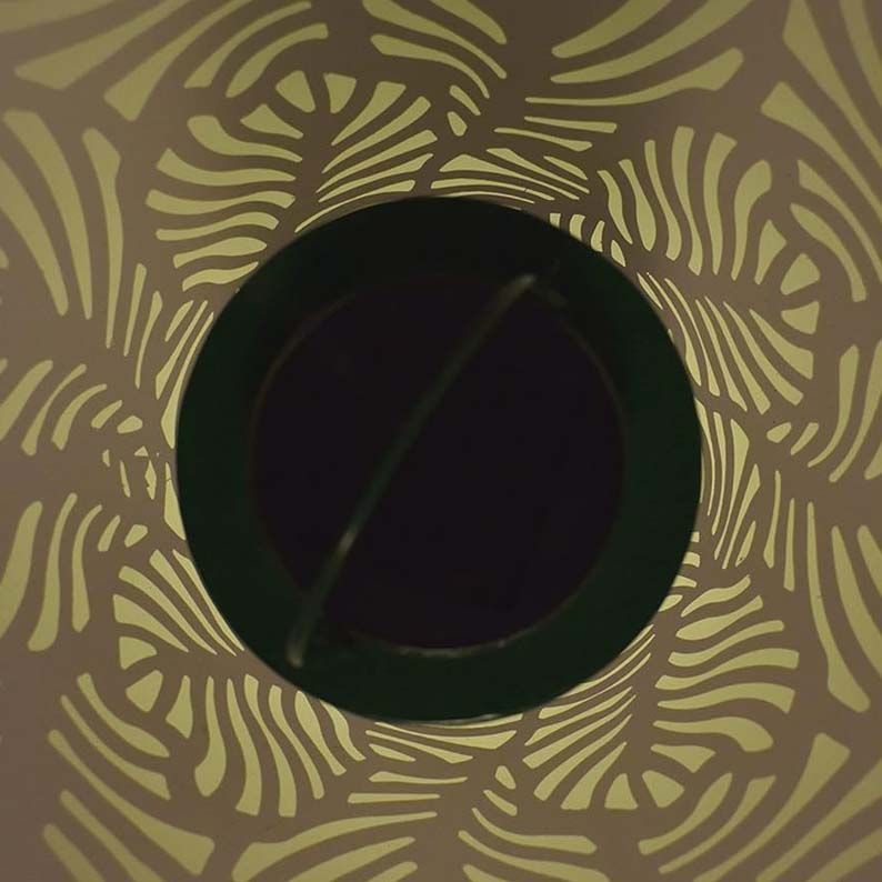 Linterna decorativa solar gold