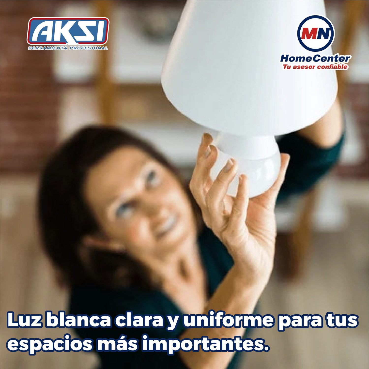 Paquete Foco Led 10 Piezas 9 Watts Luz Blanca Aksi