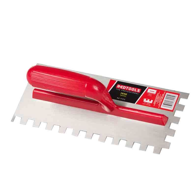 Llana o peine dentado acero alta resistencia 12x12 mm