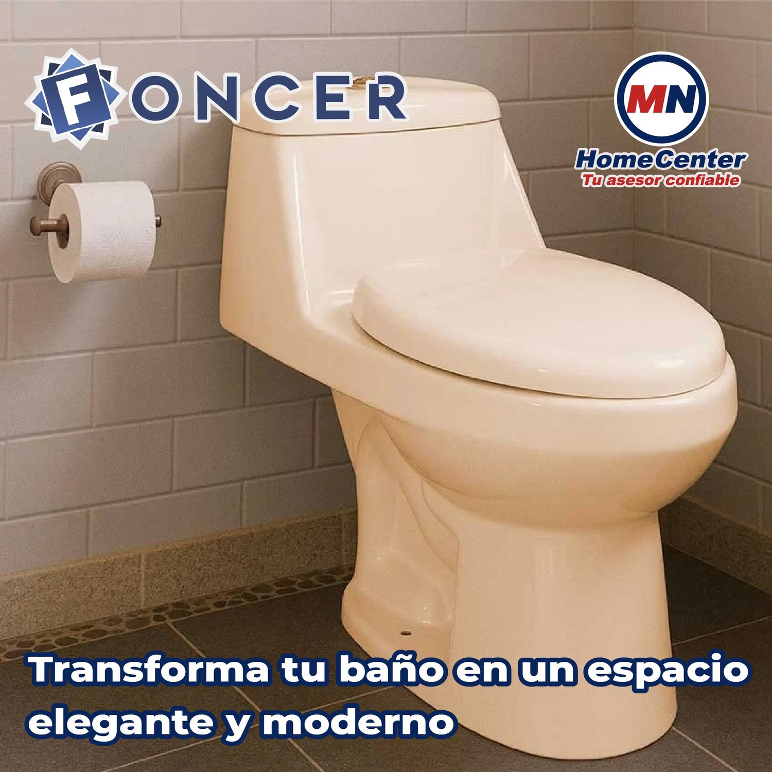 Sanitario Para WC One Piece Thor Marfil Foncer