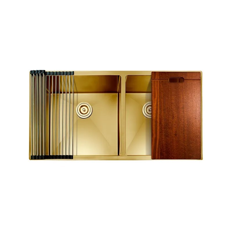 Fregadero Kele Acero inoxidable 94X48x25 CM Empotrar/submontar