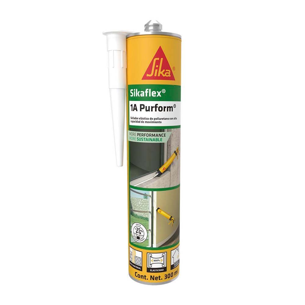 Sellador poliuretano sikaflex 1a purform gris 300 ml