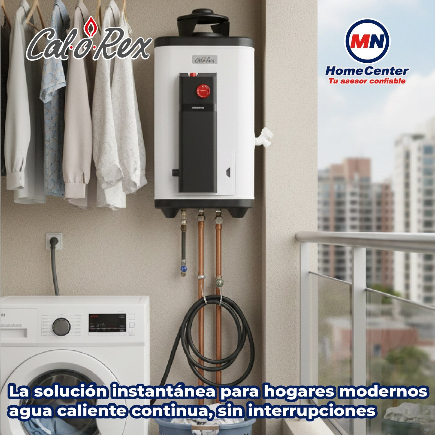 Calentador Paso 6 L Calorex Poderus 1 Servicio Gas Natural