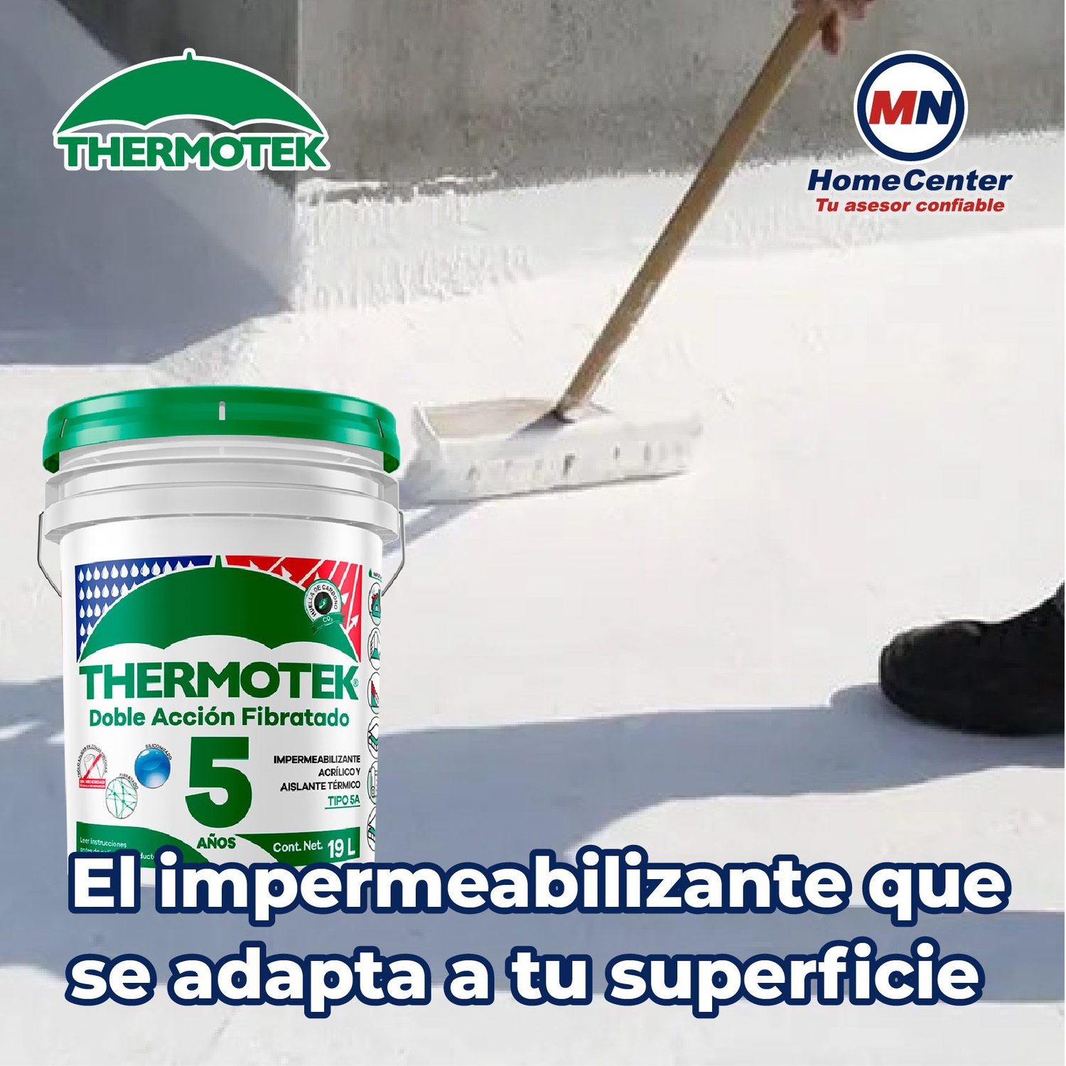 Thermotek Fibermax 5 Años Blanco 19 L