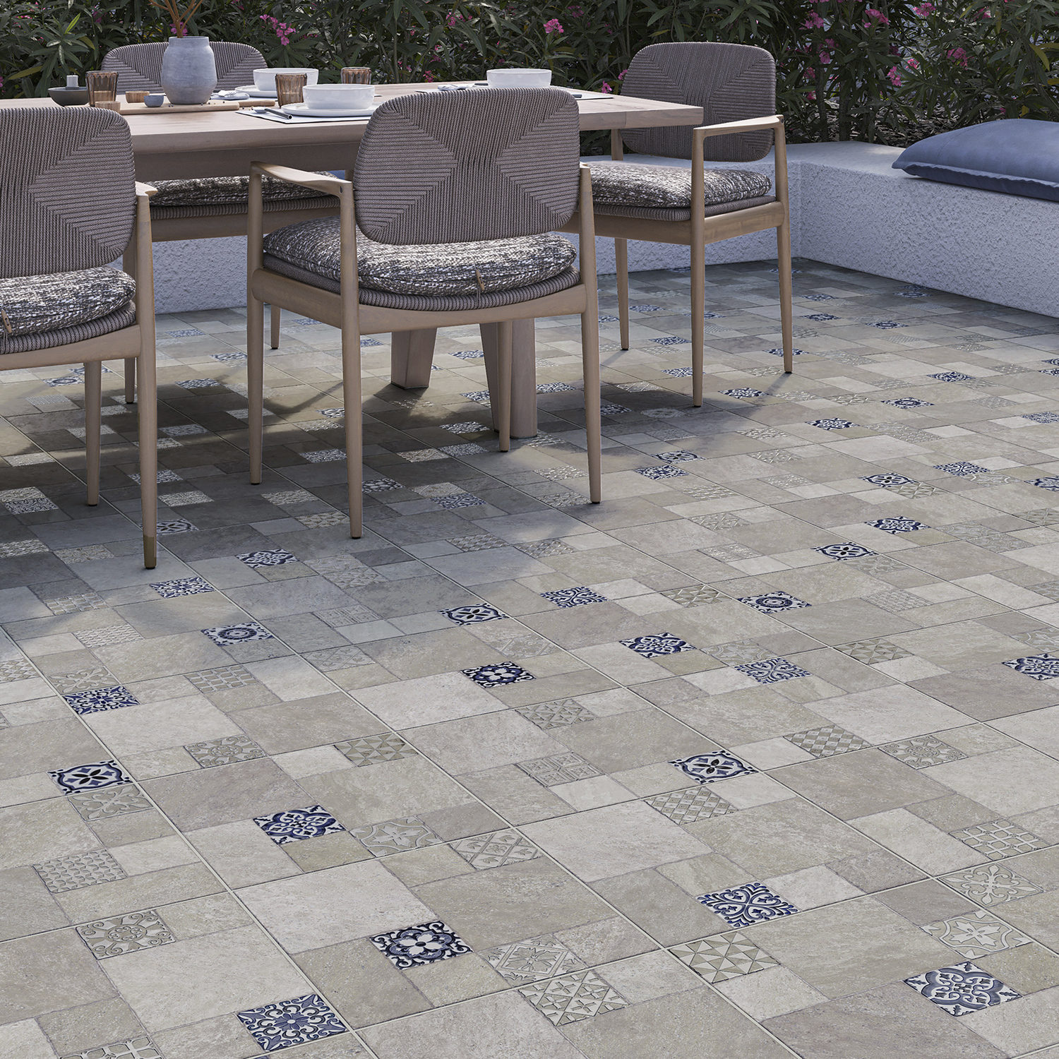 Piso Lucento Gris Daltile 37x37 cm