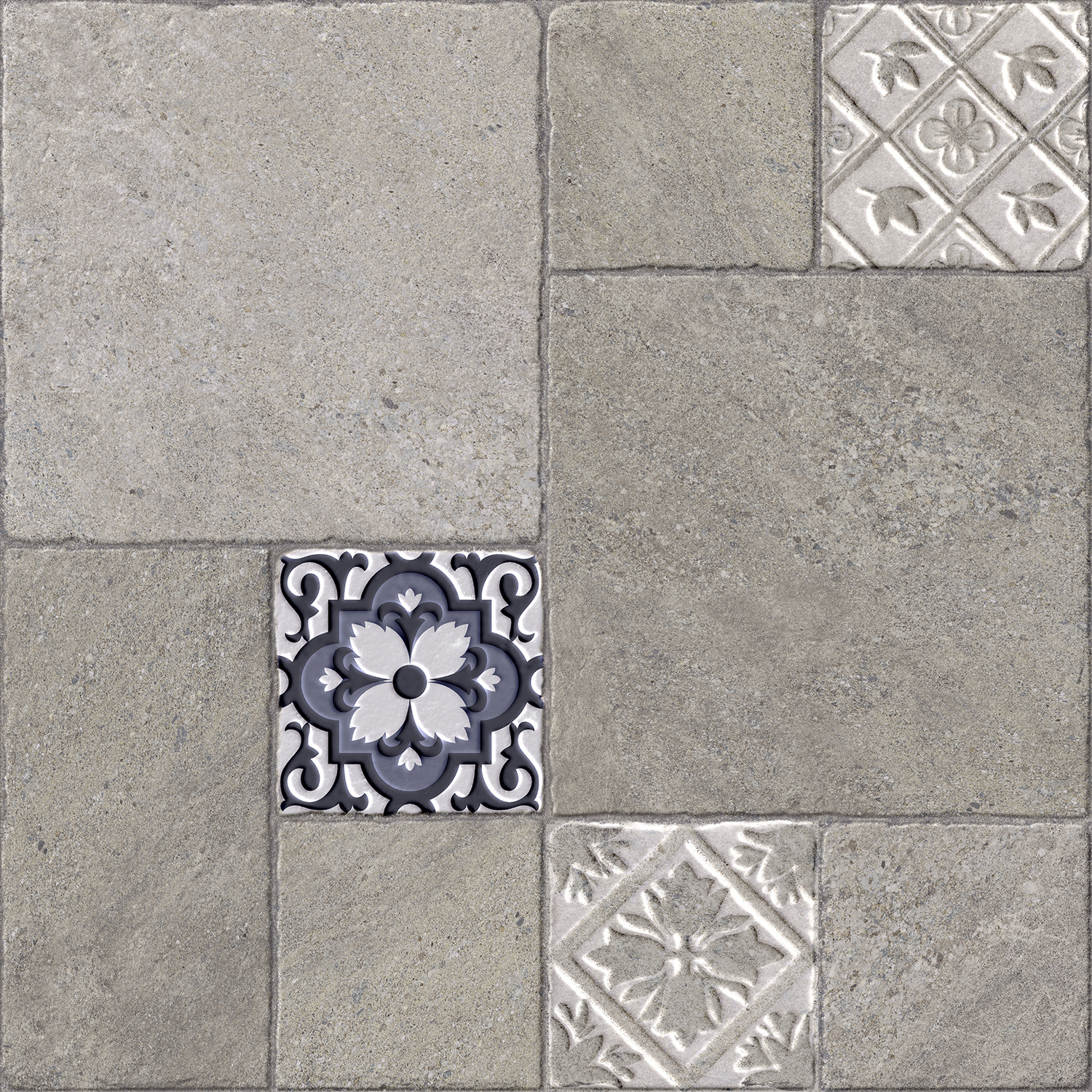 Piso Lucento Gris Daltile 37x37 cm