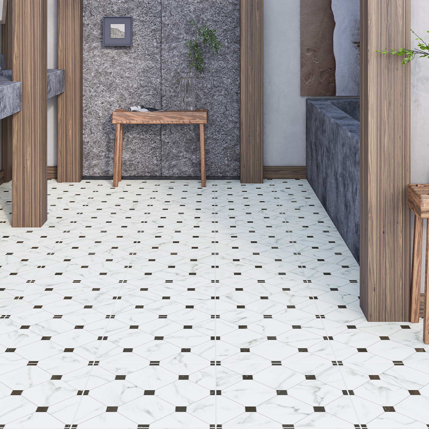 Piso Lumiere Blanco Daltile 37x37 cm