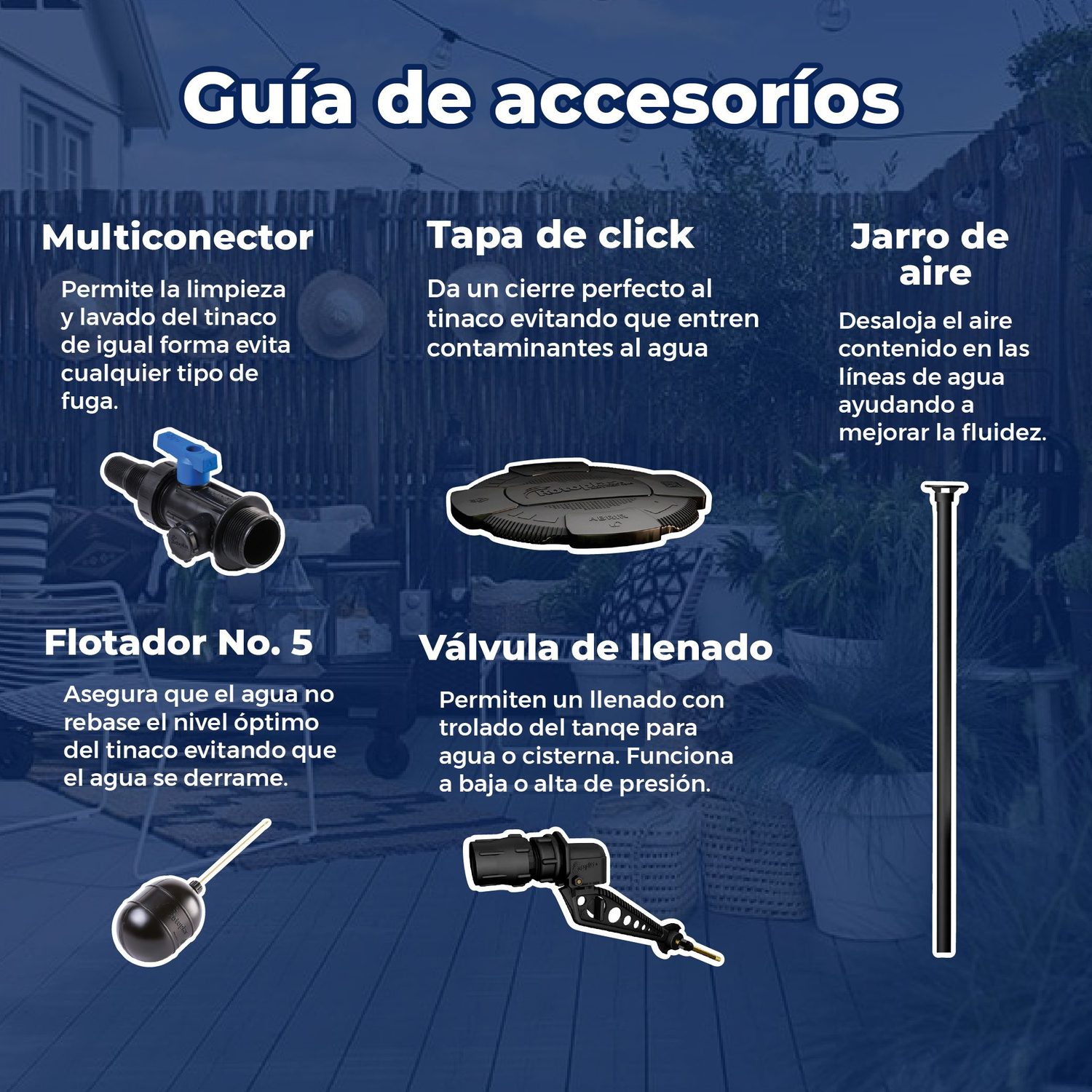 Tinaco Rotoplas Plus Beige 1100 L C/Herrajes S/Filtro 1.25X1.15