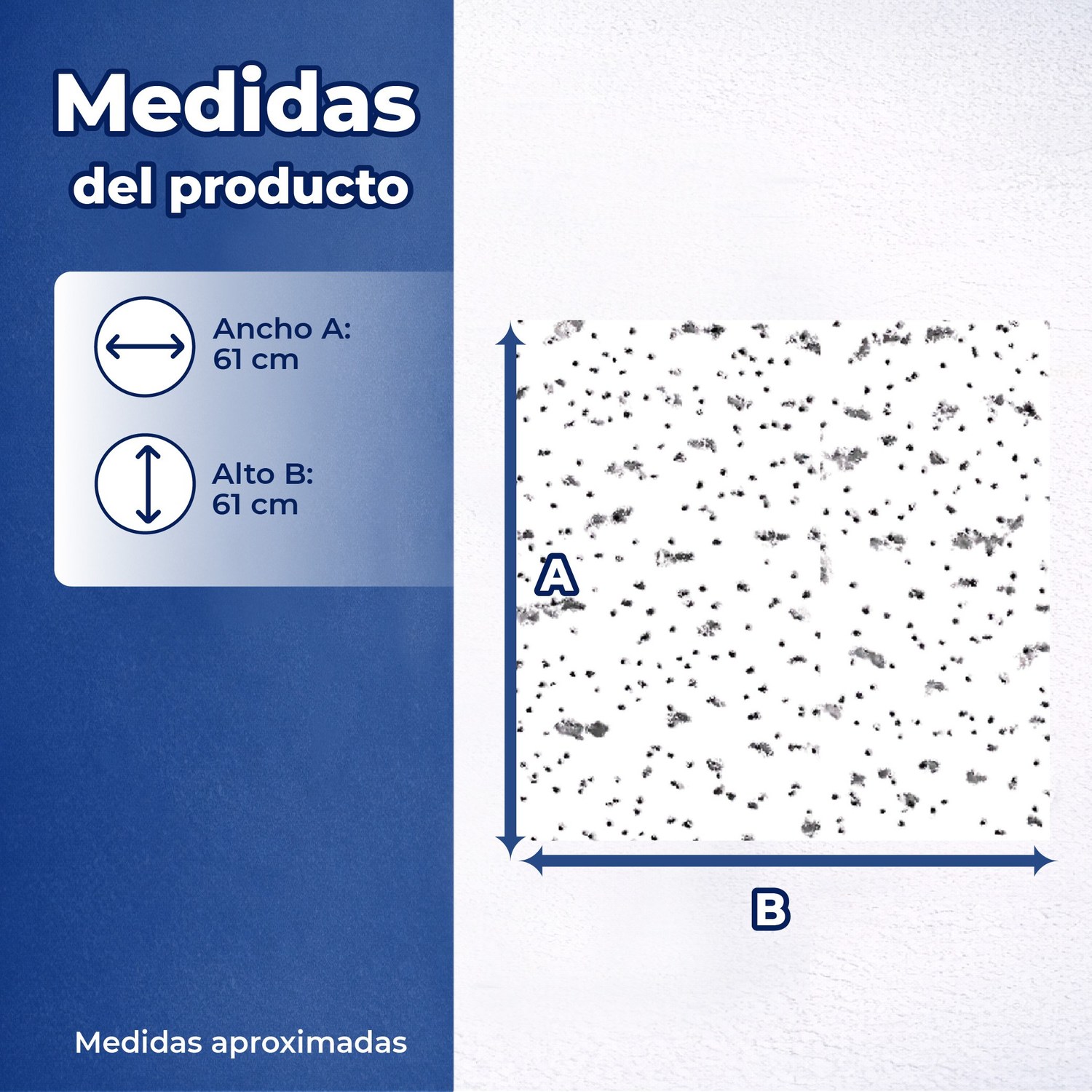 Plafon Fine Fissured 1756 Alto NRC 7/8 0.61X0.61M (10 PZA)