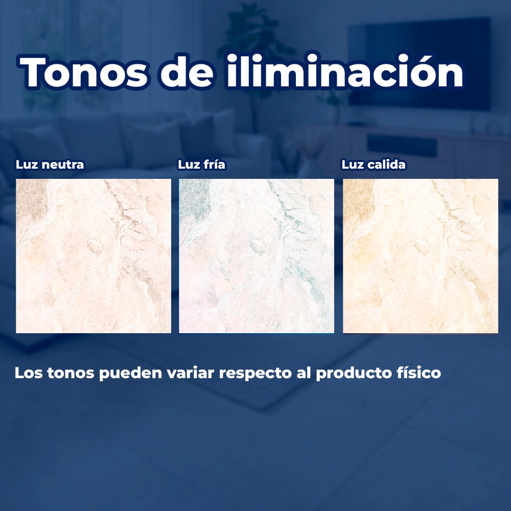 Piso Cerámico Aries Café Tipo Mármol Vitromex 37x37 cm