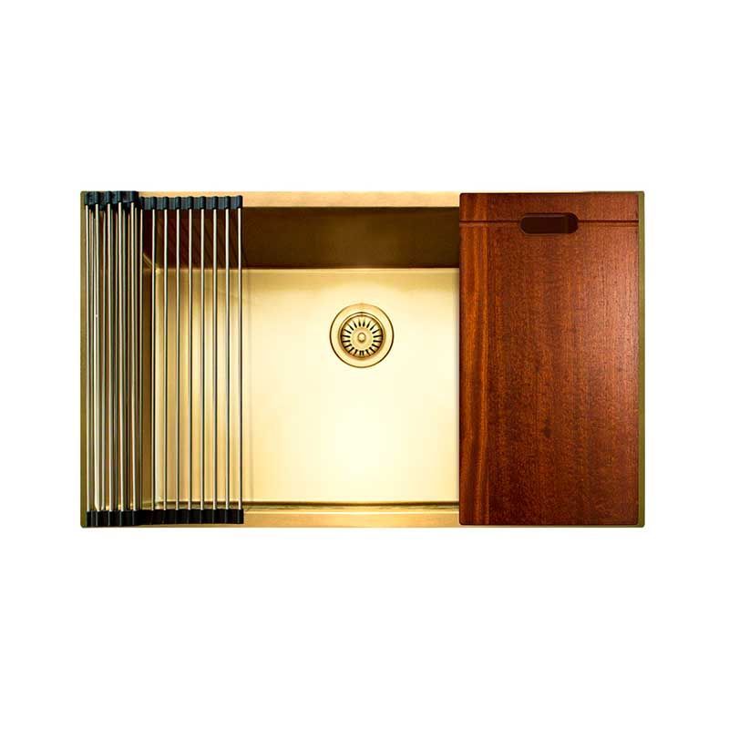 Fregadero Kele Acero inoxidable 81X48X25 CM Empotrar/Submontar