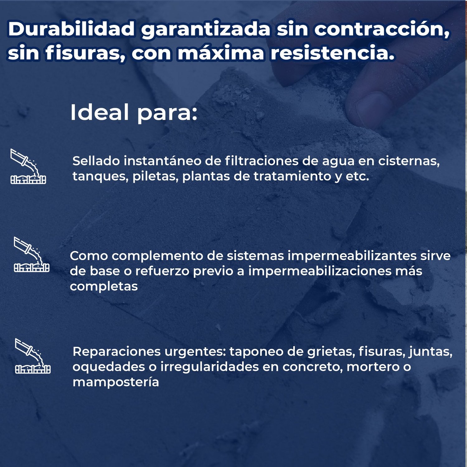 Mortero Fraguado Instantáneo Fester CX-01 1 KG