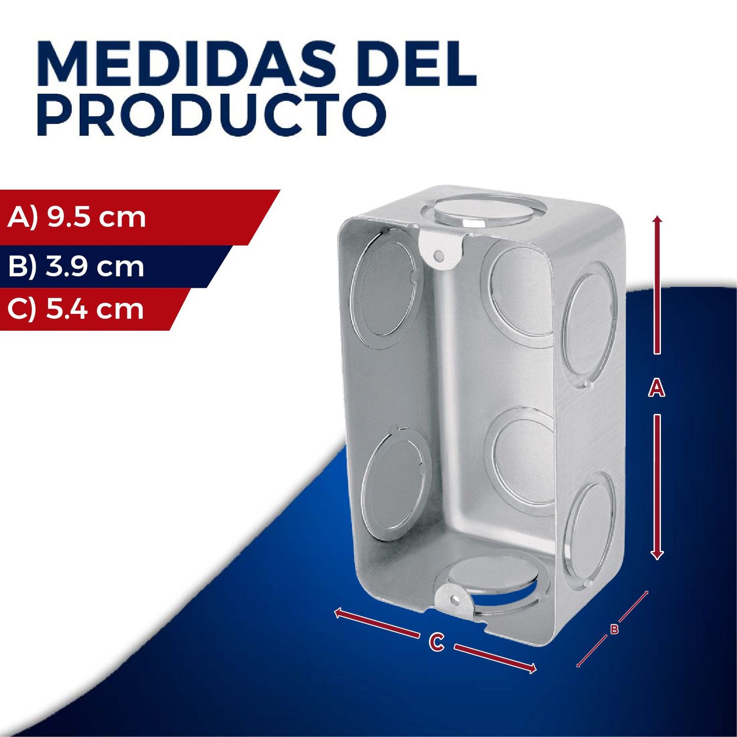 Chalupa galvanizada reforzada 2x4 CCH-2x4