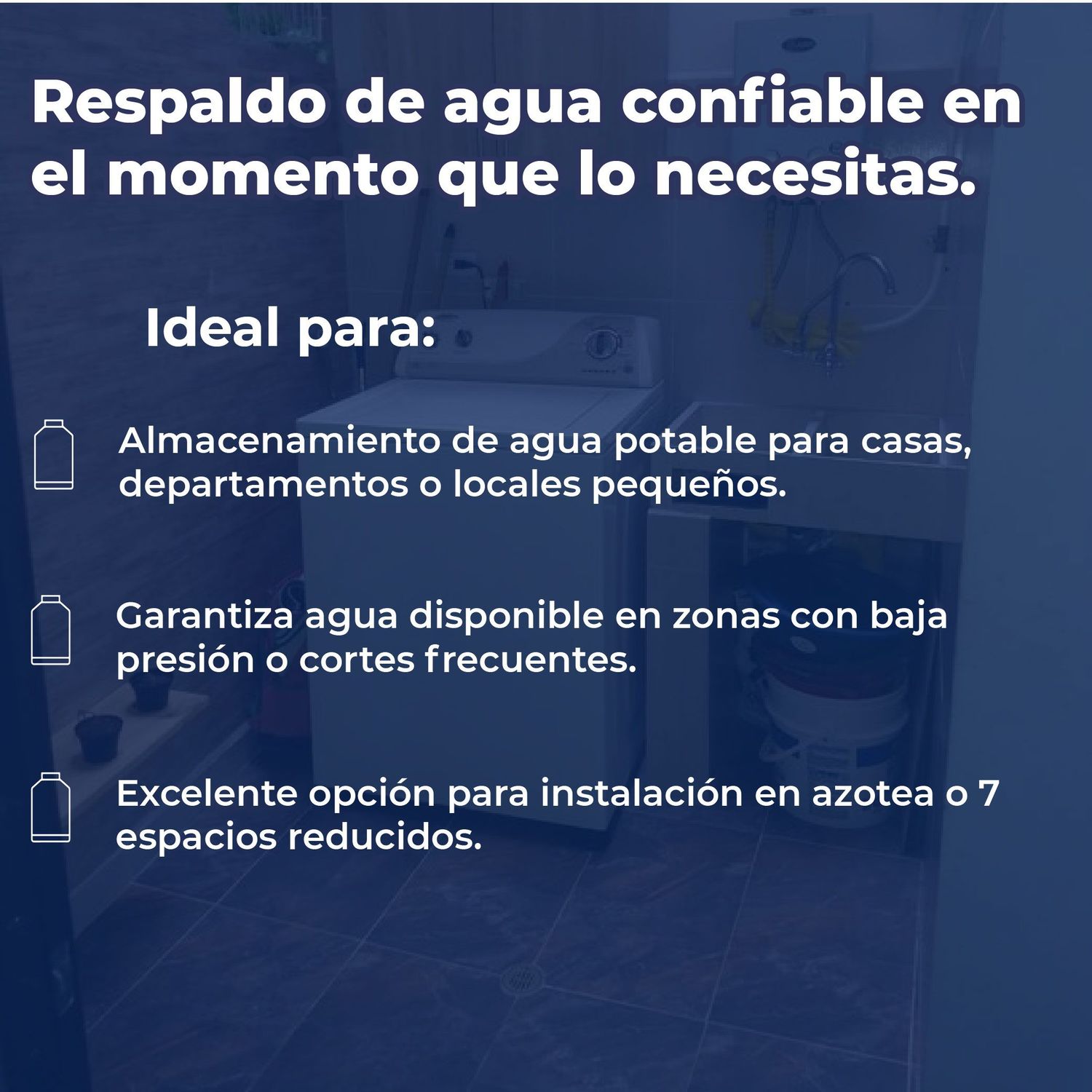 Tinaco Rotoplas Plus Beige 450 L C/Herrajes S/Filtro 98X87